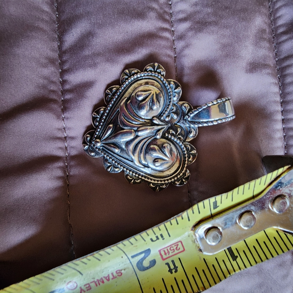 COPY - Sterling Caroyln Heart ❤️  Pendant - Picture 5 of 6